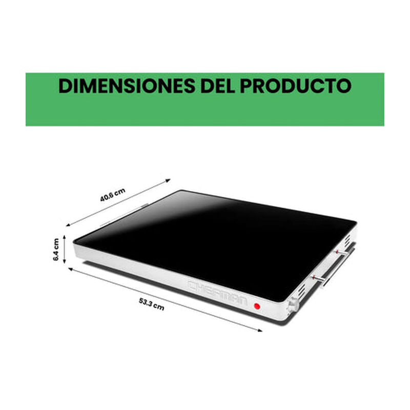 Bandeja de Calentamiento Chefman Tama&ntilde;o Familia... image number null