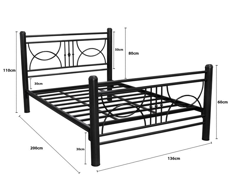Cama Olimpica Matrimonial Chocolate image number null