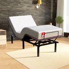 Cama El&eacute;ctrica Ajustable + Colch&oacute;n Matrimonial De Memory Foam Modelo Zazi