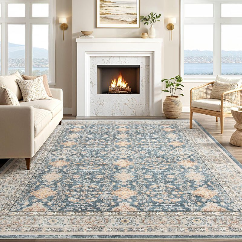 Alfombra De &Aacute;rea Cotiled 152 x 244 cm Lavable A... image number null