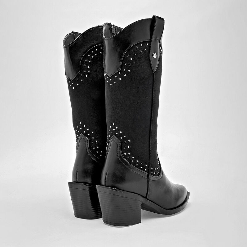 Moramora Bota para mujer negro image number null