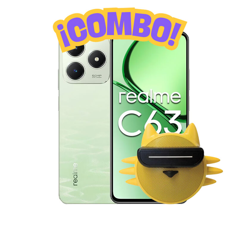 Combo Realme C63 8+256GB Verde + Bocina Meow Ch... image number null