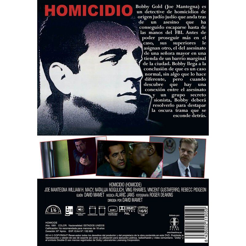 Homicidio [dvd] (1991) Homicide image number null