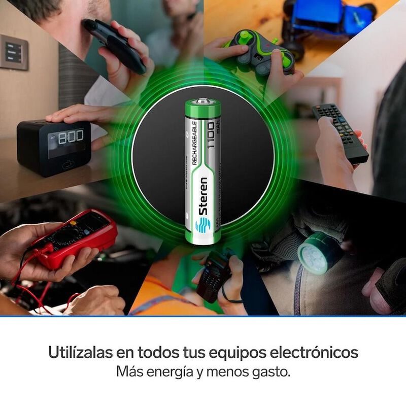 3 Paquetes De 4 Pilas Recargables De Alta Capac... image number null