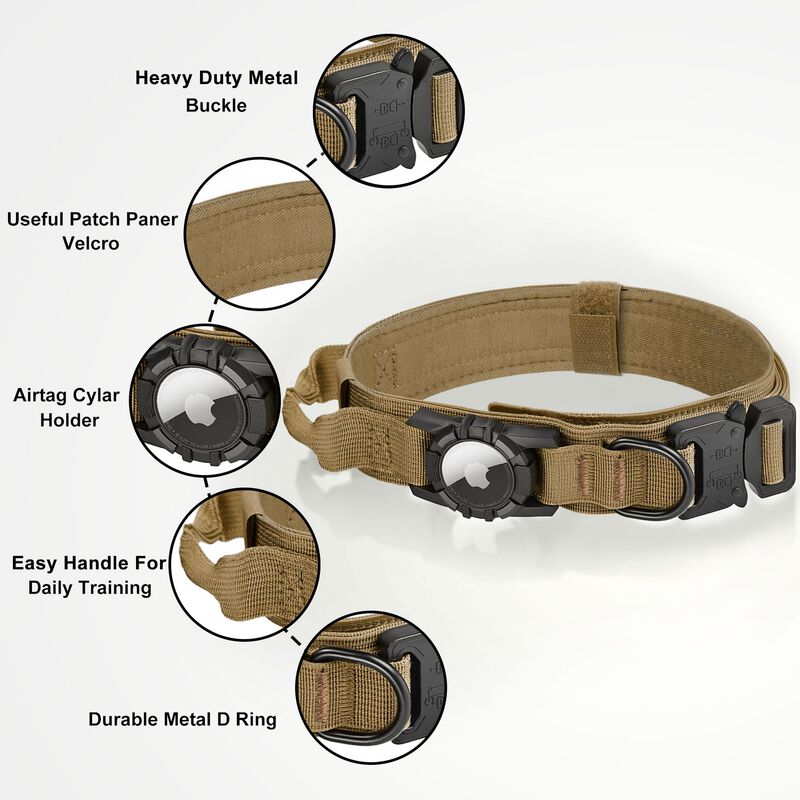 Collar Para Perro T&aacute;ctico Agpets Con Airtag - M... image number null