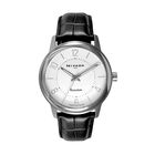 Reloj Nivada Executive Dama Acero/Piel Blanco Ar&aacute;bigo