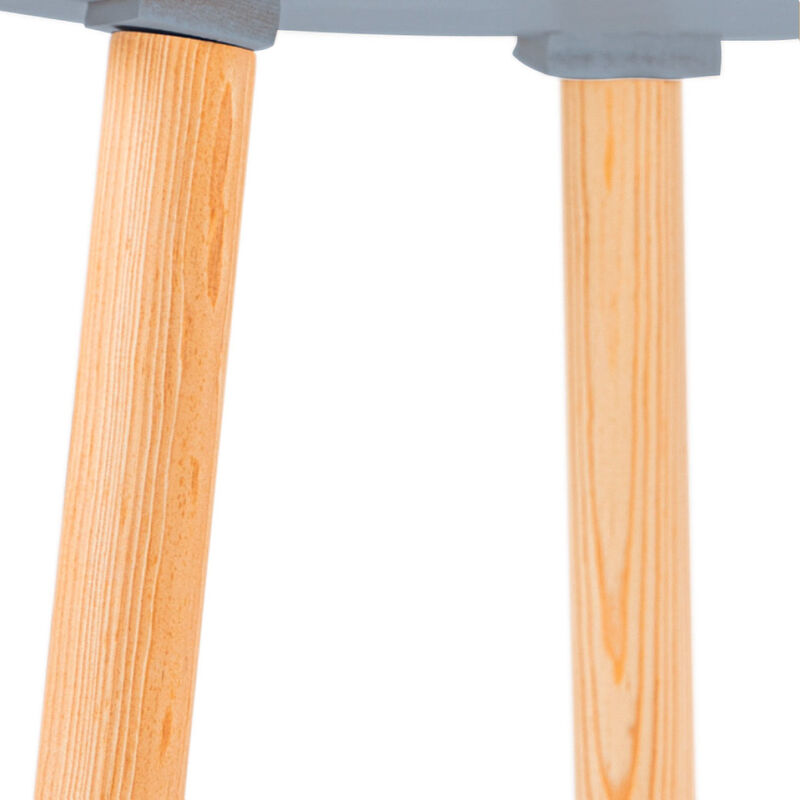 Mesa Infantil de Madera Circular para Niños-Azu... image number null