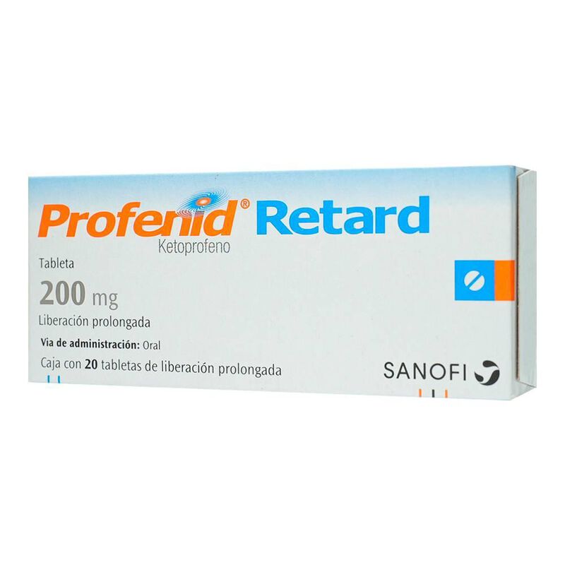 Profenid Retard 200mg caja con 20 tabletas image number null