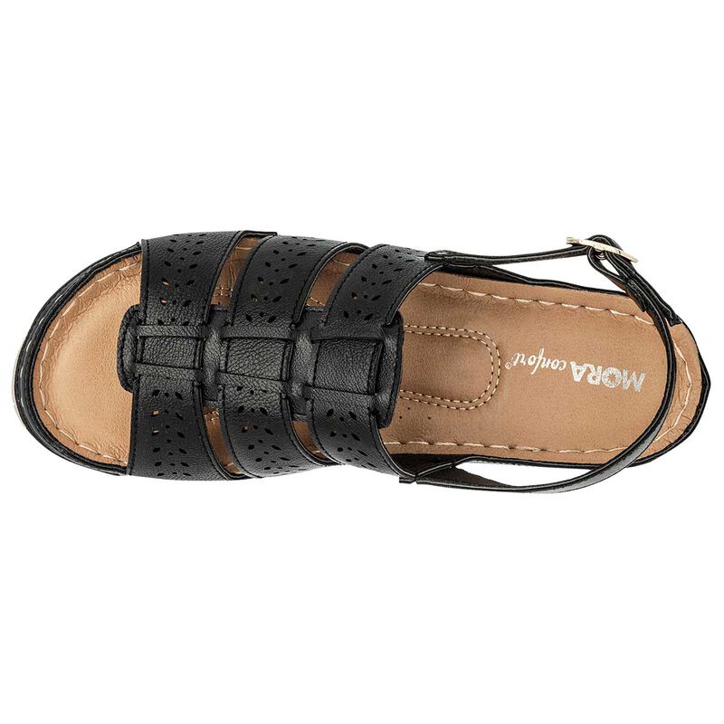 Mora Confort Sandalia para mujer negro image number null