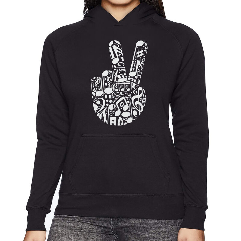 Sudadera Con Capucha Word Art Para Mujer - Dedo... image number null