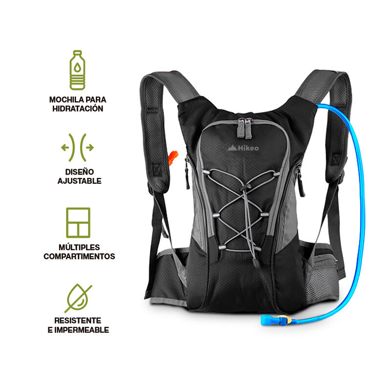 Mochila de hidratación Deportiva 2 Litros Imper... image number null