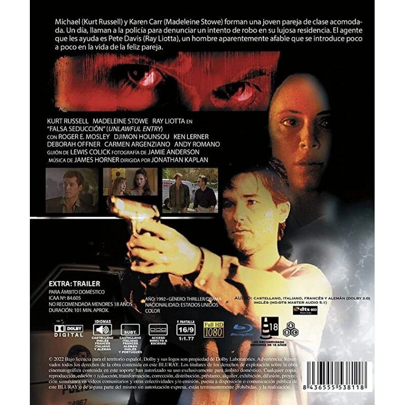 Falsa Seducci&oacute;n [blu-ray] (1992) Unlawful Entry image number null