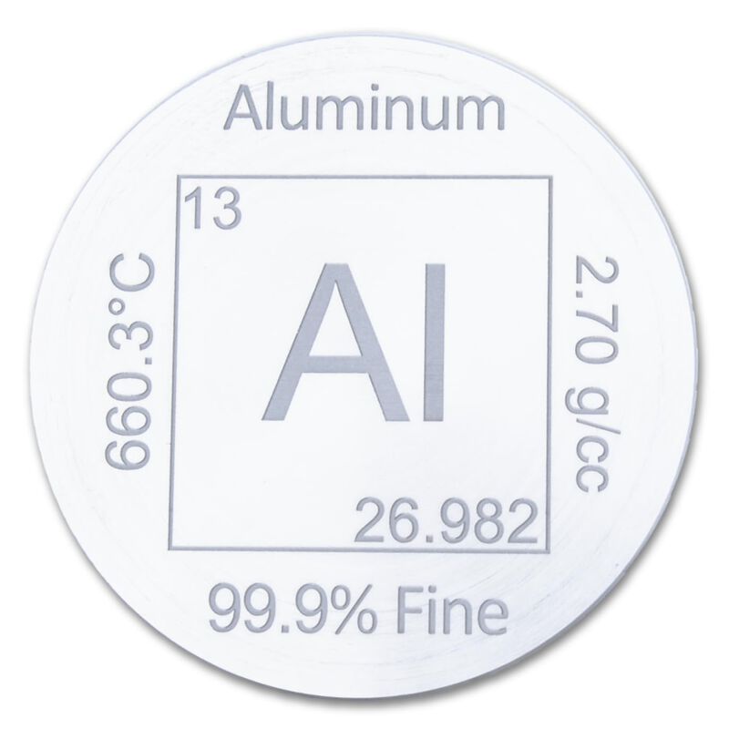Peso De Escritorio Mint State Gold 2,5 cm Alumi... image number null