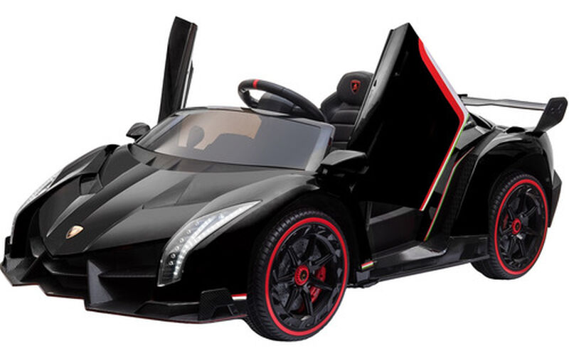 Carro Eléctrico Montable Lamborghini Negro Usb ... image number null