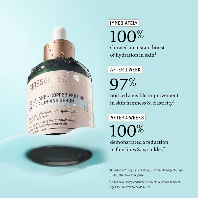 S&eacute;rum Facial Biossance Squalane + Copper Peptid... image number null