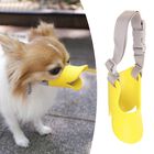 Bozal Para Perro Xiaokeis Forma De Pico De Pato Amarillo Ajustable