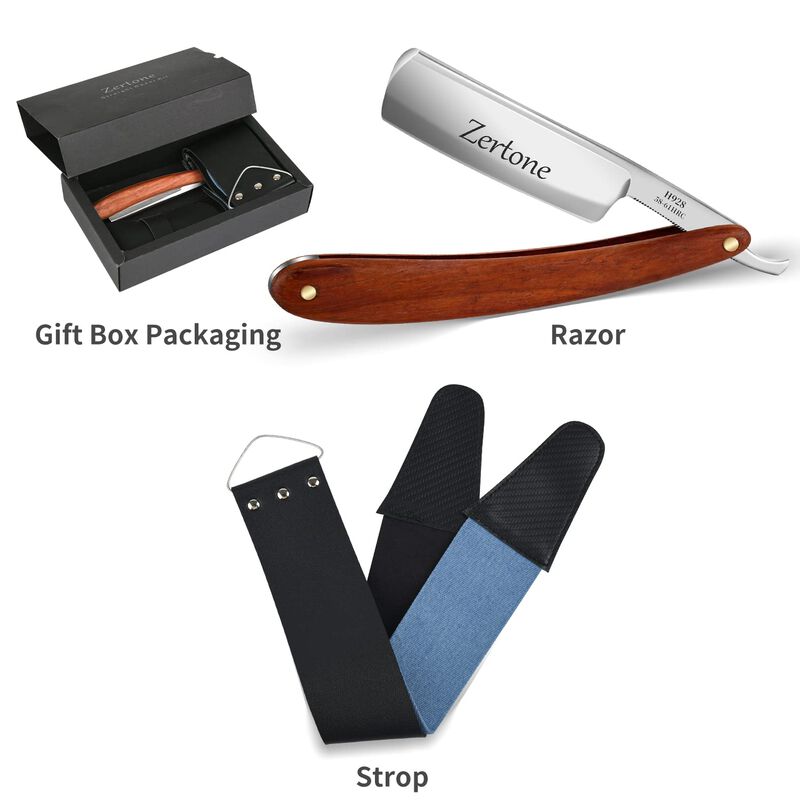 Kit De Afeitado Straight Razor Zertone Straight... image number null