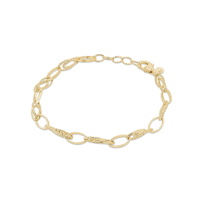 Pulsera Oro Amarillo 10k Elegancia Sutil 17+2 C... image number null