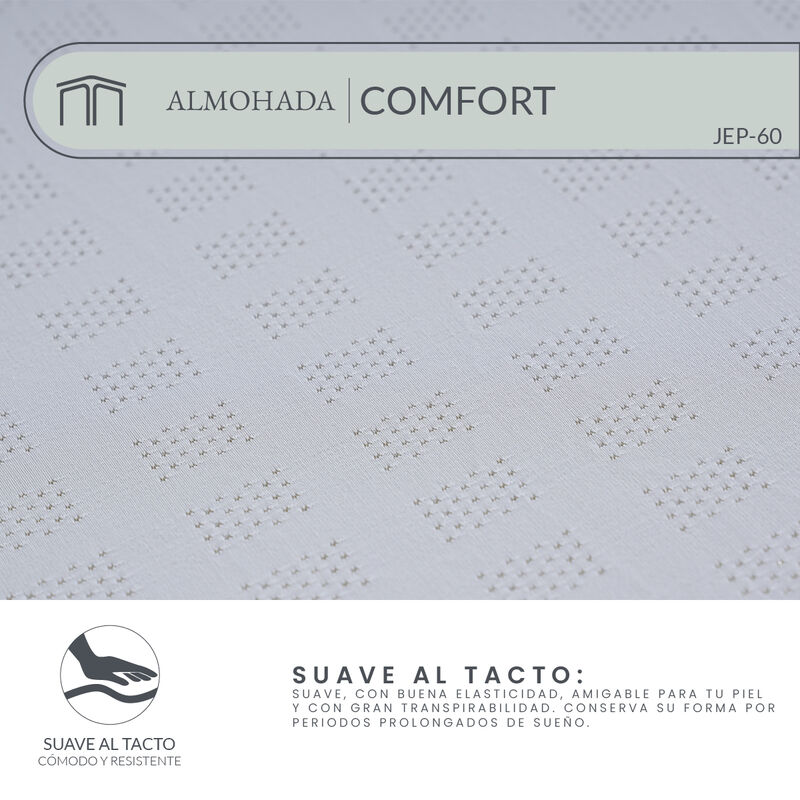 Almohada Memory Foam Ergon&oacute;mica Japandi Comfort... image number null