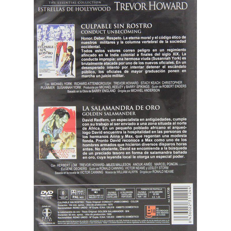 Trevor Howard. Estrellas De Hollywood (dvd) image number null