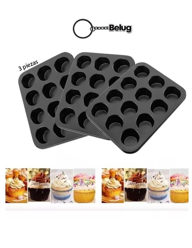 Molde para Cupcakes Casa BIU de acero image number null