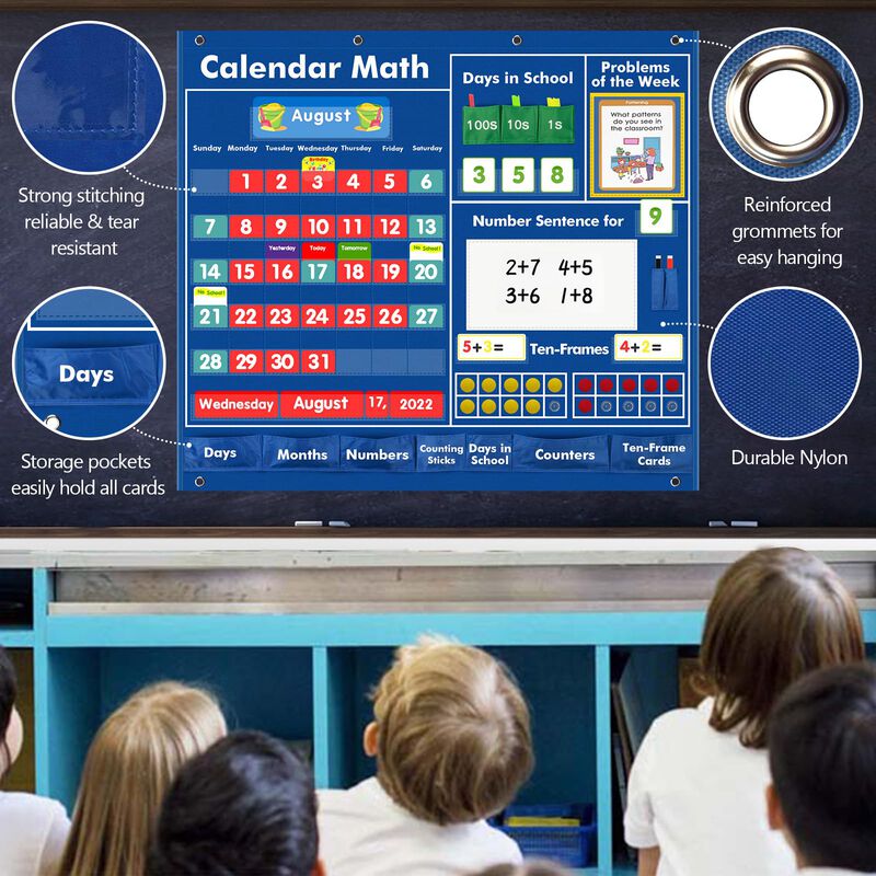 Calendario Kikigoal De Aula Con Cartel De Bolsi... image number null
