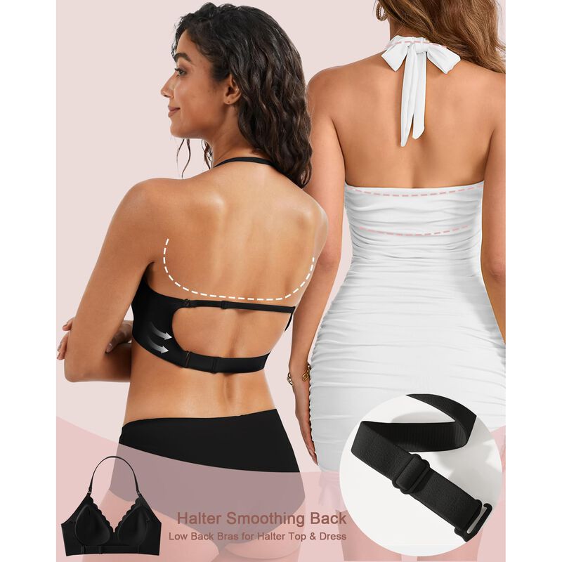 Bralette Boufor Espalda Baja Negro Talla M image number null