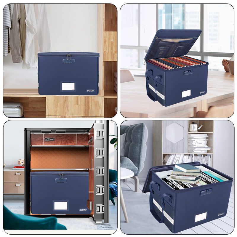 Caja De Archivos Engpow 39x31x25 Cm Ign&iacute;fuga Pl... image number null