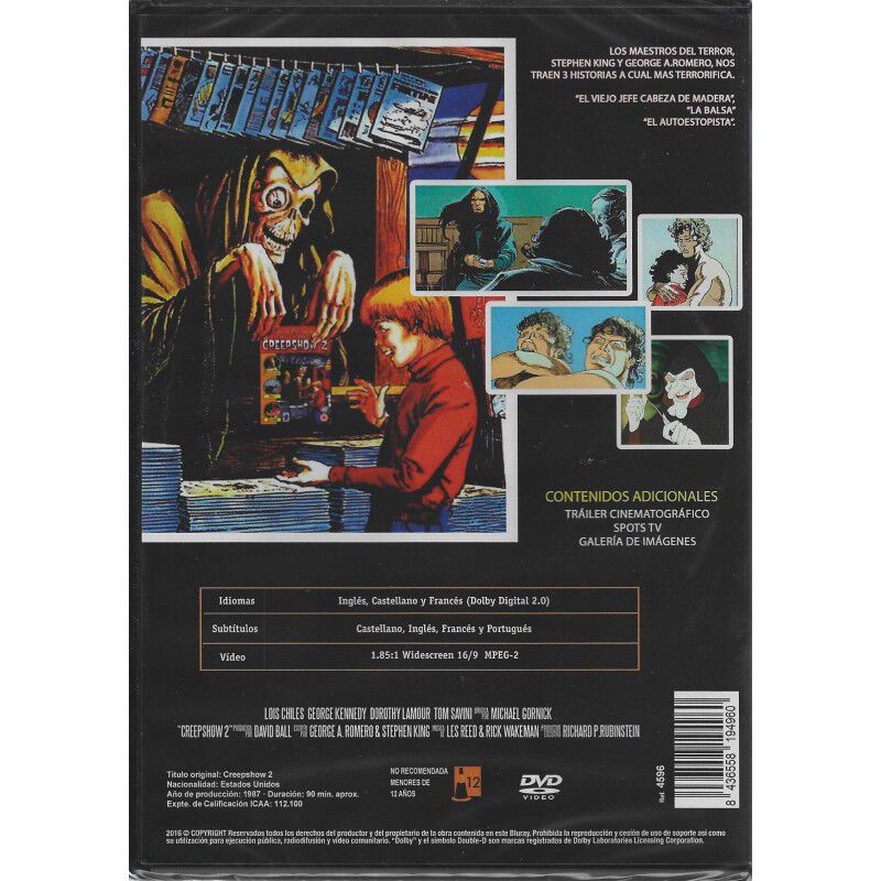 Creepshow 2 [dvd] (1987) Creepshow Ii (dead And... image number null