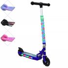 Scooter Pat&iacute;n Del Diablo Para Ni&ntilde;os Con Luces Plegable Altura Ajustable Antideslizante Freno 3 A 8 A&ntilde;os Azul