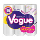 Servitoalla Vogue Multicorte 3 Rollos Con 100 Hojas