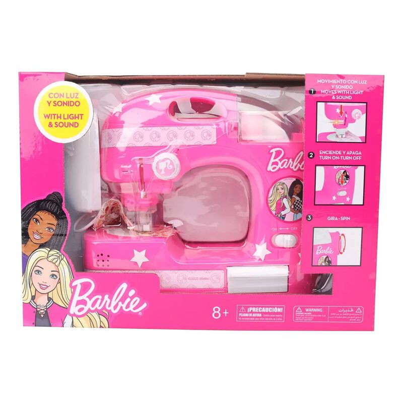 Barbie M&aacute;quina De Coser Con Luz Y Sonido Portat... image number null
