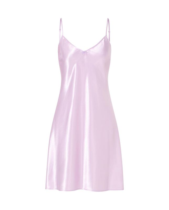 Camis&oacute;n de Raso con Tirantes Morado image number null