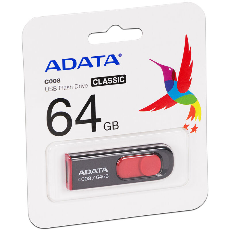 Unidad Flash USB 2.0 ADATA C008 de 64GB. Color ... image number null
