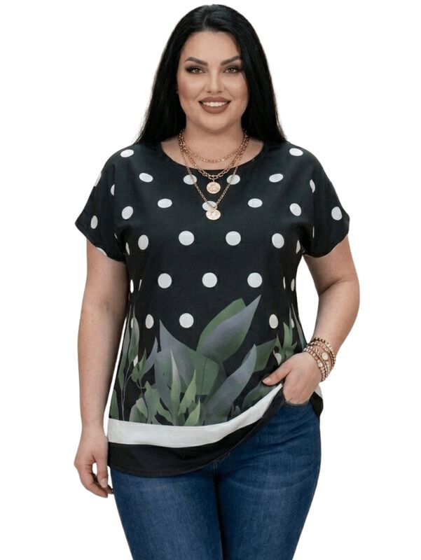 Blusa Casual Bluson Malabis Bl-1041 Negro image number null