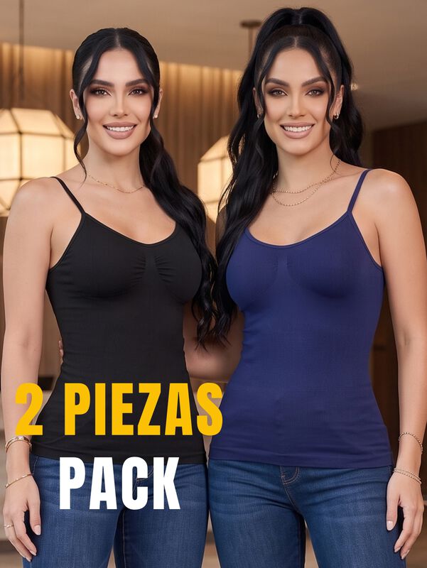 Set 2 Blusas Mujer Tirantes Casual Blusa Bl-100... image number null