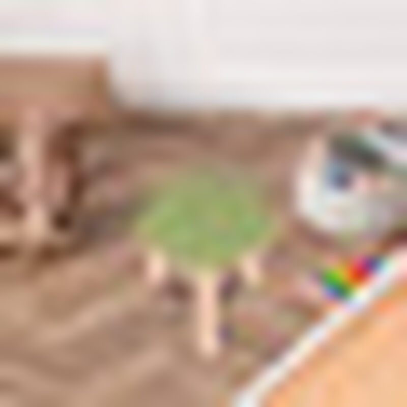 Banquito de Madera para Niños- Pentagono - Verd... image number null