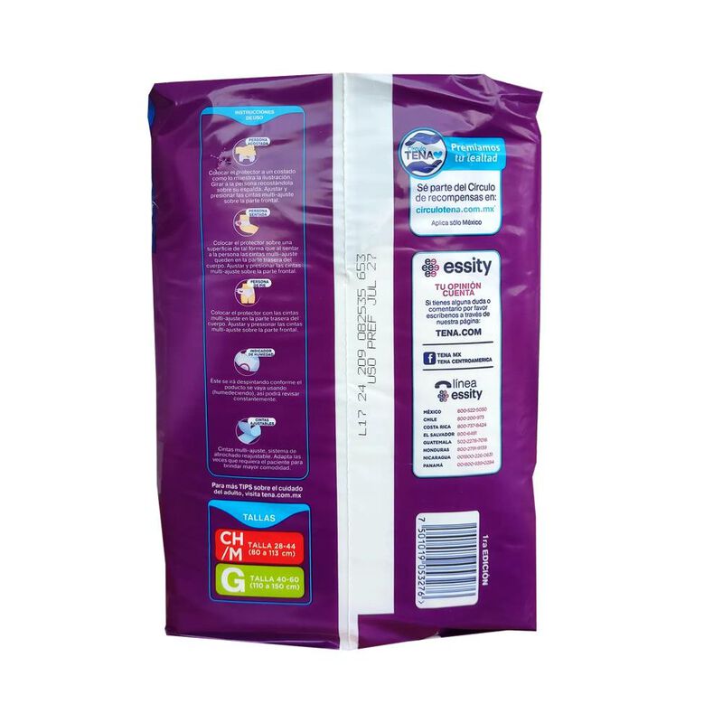 Tena Slip Nocturno Ch / M 8 Pa&ntilde;ales image number null
