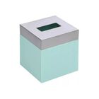 Portakleenex De Acero Inoxidable Con PVC Menta Namaro Design