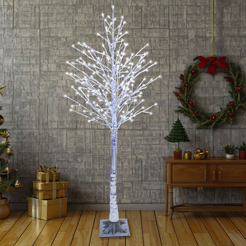 &Aacute;rbol De Metal Con Luz Led 240 Luces Pino Navid... image number null