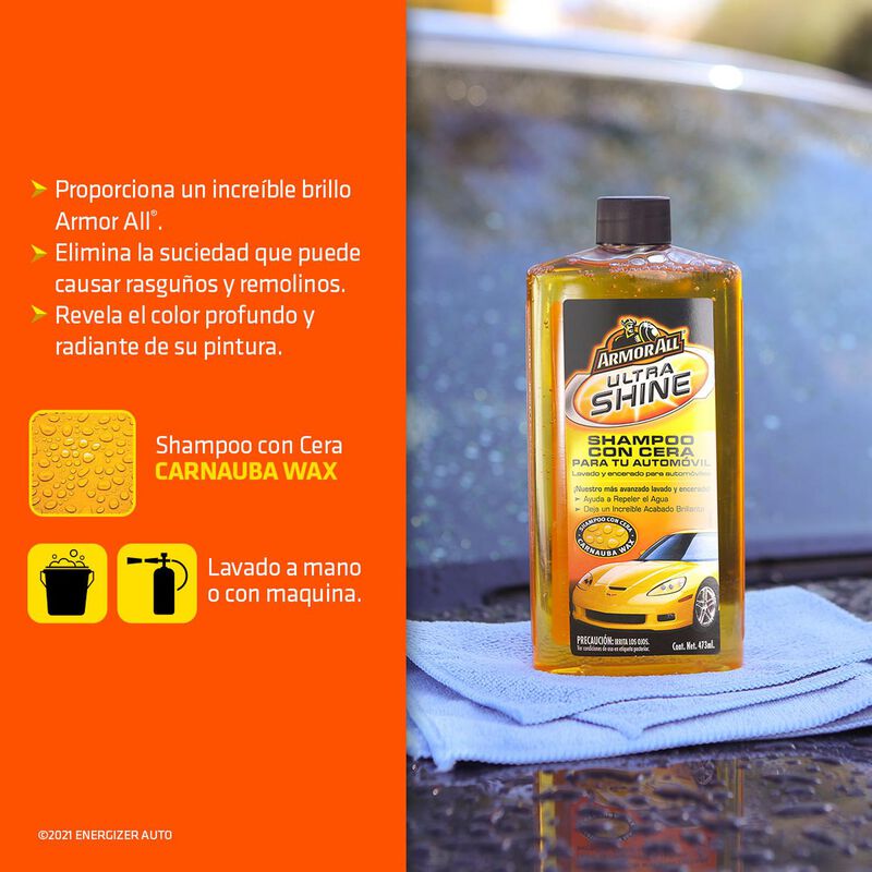 Shampoo Con Cera Armor All Limpieza Autos Cami&oacute;... image number null