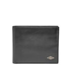 Billetera Fossil Ryan De Cuero Con Bloqueo Rfid Doble Plegado Negra Para Hombre