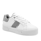 Lady One Tenis urbano para mujer blanco plata
