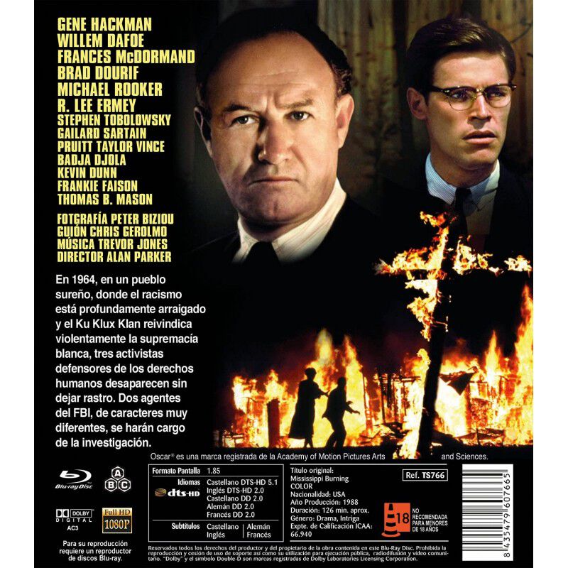 Arde Mississippi [blu-ray] (1988) Mississippi B... image number null