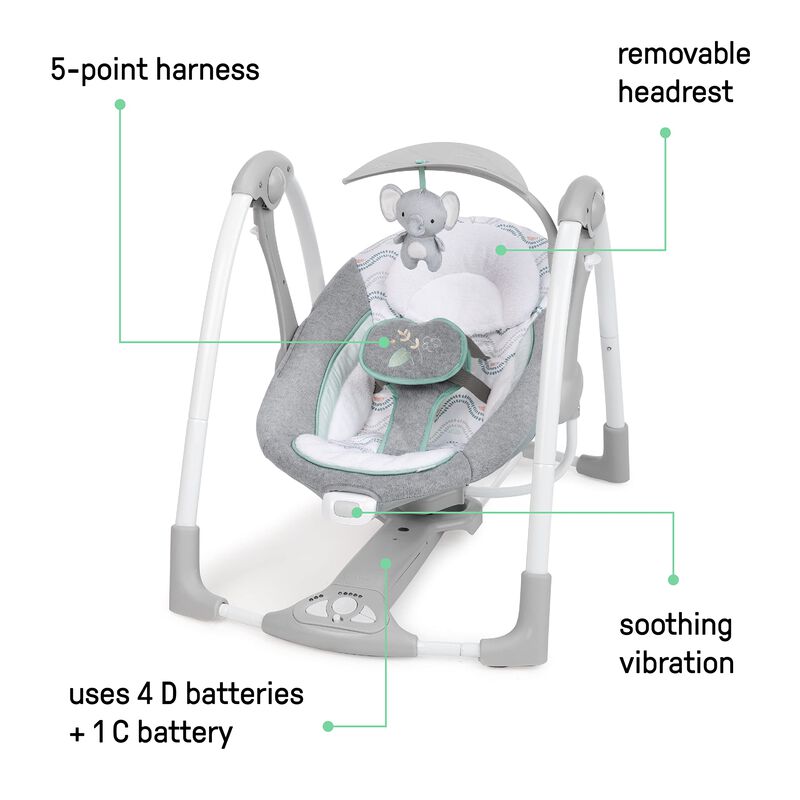 Columpio Para Beb&eacute;s Y Asiento Infantil Ingenuit... image number null