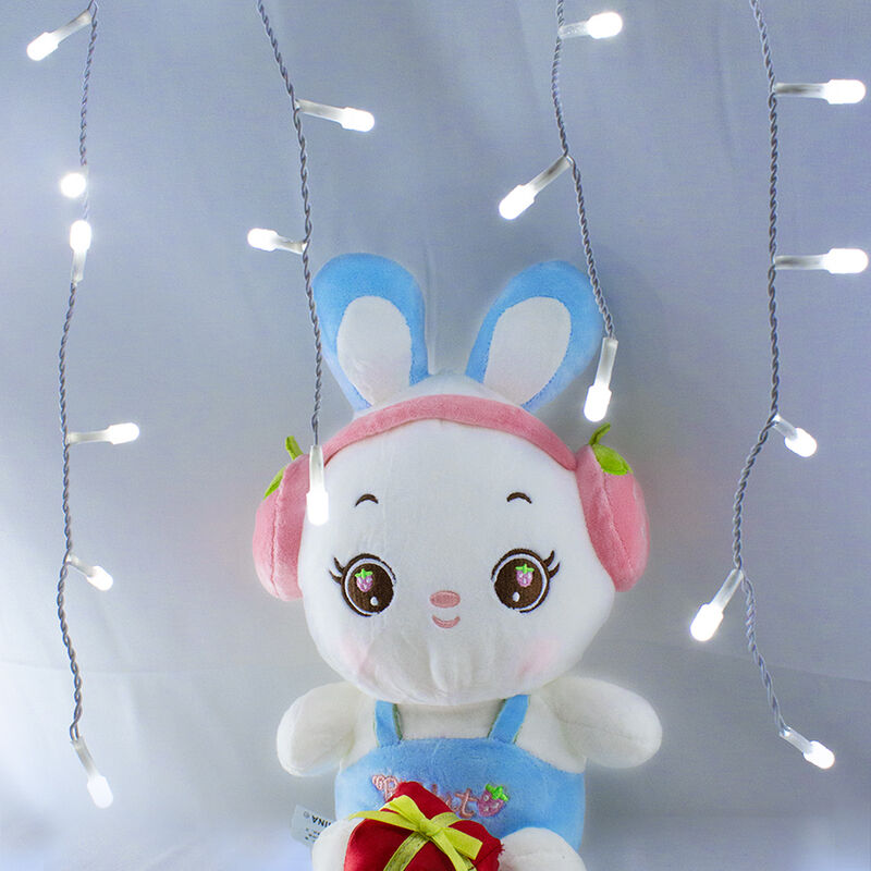 Serie Cascada Luz Blanca 500 Led Micr&oacute;fono 8 Fu... image number null