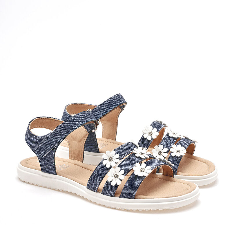 Yuyin Sandalia para mujer azul image number null