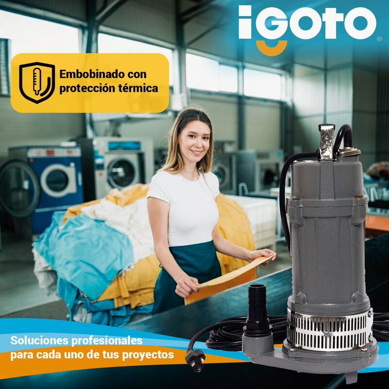 Igoto Qdx1.5-25-0.55t Bomba Sumergible Agua 3/4... image number null