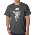 Camiseta Word Art Para Hombre - Al Capone &middot; Original Gangster - Gris