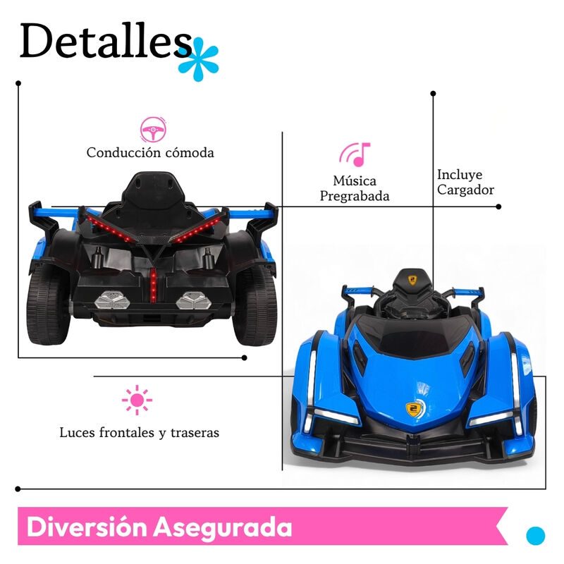 Carro Montable Para Niños Ferrari Con Control R... image number null